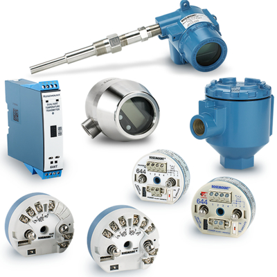 Emerson Rosemount 644 DIN Transmetteur de température de rail HART Pour la pétrochimie