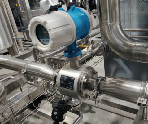 E+H Fluidité numérique de l'eau débitmètre Endress Hauser fournisseur de débitmètre électromagnétique industriel