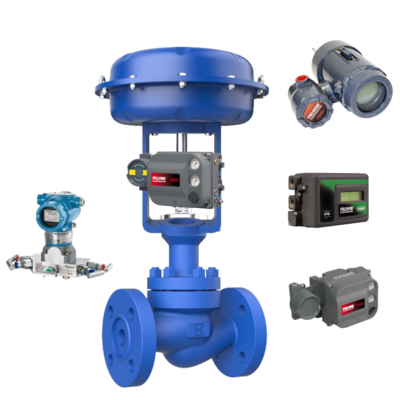 Nouvelles vannes de commande pneumatique Spirax Sarco Vanne et émetteur Rosemount Fisher DVC2000/DVC6200 et Fisher DL3010 Contrôleur de niveau numérique Fournisseur de stock