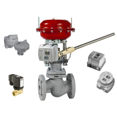 Fournisseur de pièces détachées d'origine pour vannes de régulation pneumatiques NELES, positionneur Mesto ND9000/7000 et électrovanne Burkert