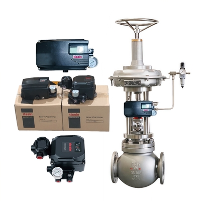 Fournisseur de stock Tissin TS800 TS805 Positionneur de vanne intelligent Smart 4-20mA Contrôle Pneumatique Vanne de contrôle personnalisée