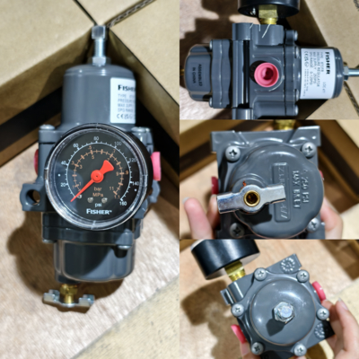 Régulateur de pression Fisher 67CFR Acier allié 450 psig 1/4 NPT