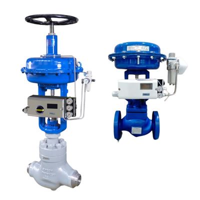 Vanne de régulation pneumatique Spirax Sarco SP7 avec actionneur linéaire