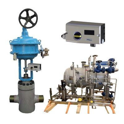 Vanne de régulation pneumatique avec indice de protection IP66 pour actionneur linéaire