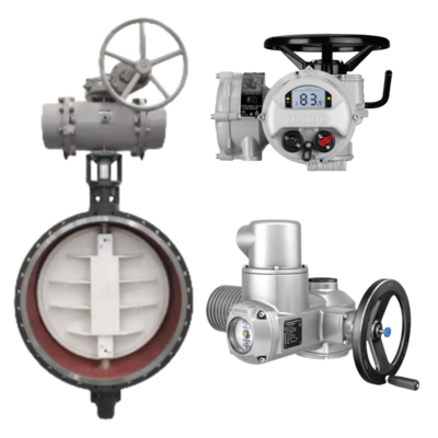 Rotork IQ Series Electric Actuator for High-Temperature Gas Valves