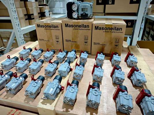 Soupape de commande chinoise avec le positionneur intelligent pneumatique de la valve YT-1000 et le régulateur 78-40 masoneilan