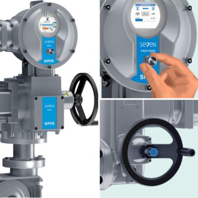 SIPOS SEVEN 7 Actuateur électrique à vitesse variable pour l'automatisation des vannes