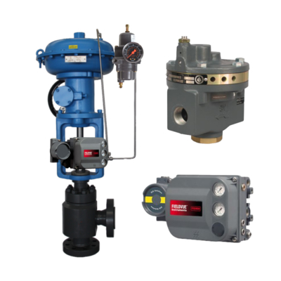 Amplificateurs de volume série Fisher 2625 avec raccords 3/4 NPT certifiés CCC