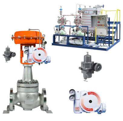 Vanne de régulation pneumatique et régulateur Fisher en stock et positionneur de vanne FLOWSERVE 3200MD 520MD 3800MD