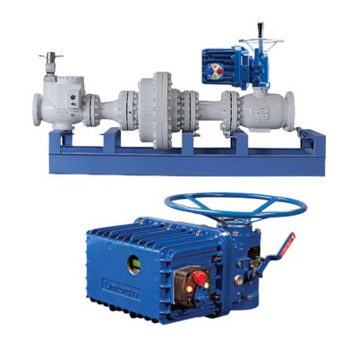 Skid de régulation de pression de gaz naturel du fournisseur personnalisé Flowserve Limitorque Actionneur de vanne électrique multi-tours antidéflagrant