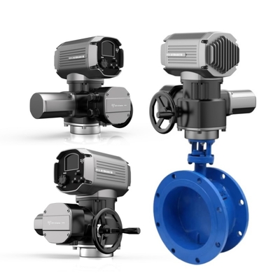 Vanne à boisseau sphérique électrique - Actionneur de vanne intelligent FFC EFX-Q - Actionneur de vanne électrique à course angulaire pour le pétrole