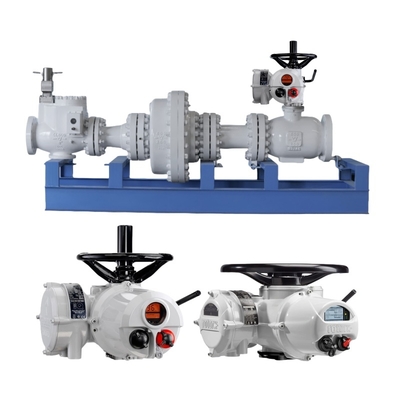 Actuateurs de soupapes électriques à rotor IQT IQT Multi-Turn Part-Turn Actuateurs de soupapes contrôle de débit Chine régulateur de gaz naturel Skid
