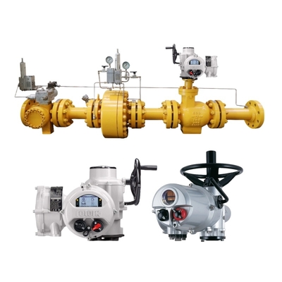 Actuateurs de soupapes électriques à rotor IQT IQT Multi-Turn Part-Turn Actuateurs de soupapes contrôle de débit Chine régulateur de gaz naturel Skid