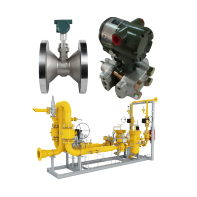 Dispositif de commutation de vanne équipé d'un débitmètre vortex Yokogawa série VY et d'un transmetteur de faible débit EJX115A