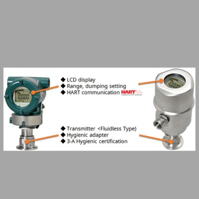 Station de refroidissement à basse pression équipée d'un débitmètre à vortex de la série Yokogawa VY et d'un émetteur de pression sanitaire EJAC60E