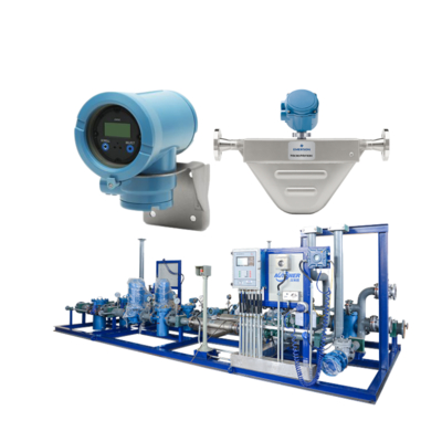 Poste de détente et de désurchauffe avec un débitmètre Coriolis Micro Motion F100A et un transmetteur intégral 1700 | 2700