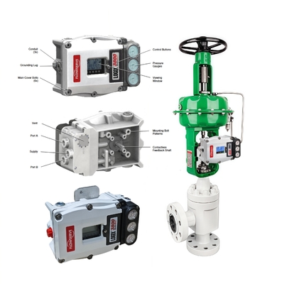 Vannes de régulation personnalisées en usine Flowserve Positionneur de vanne 3800 3821-28EA-D43L-1130-00 Contrôleur de vanne industrielle Prix
