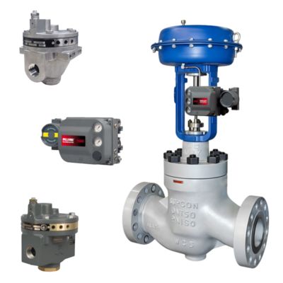 Vanne de régulation pneumatique et positionneur de vanne Fisher et autres accessoires de vannes Fisher Volume Boosters 2625