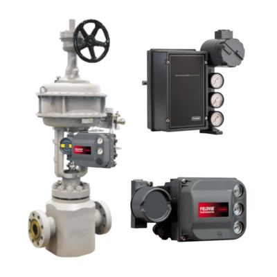 Fisher 3620j / 3582i Electro Pneumatic Valve Positioner and Fisher DVC6200 Controller with 220 V Operating Voltage and PLC EtherCAT Coupler Module in 100% Original Package