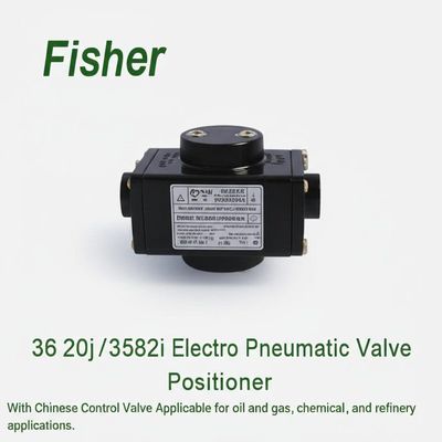 Positionneur de soupape électro-pneumatique Fisher 3620j / 3582i et contrôleur Fisher DVC6200 avec tension de fonctionnement de 220 V et module d'accouplement EtherCAT PLC dans l'emballage d'origine 100%