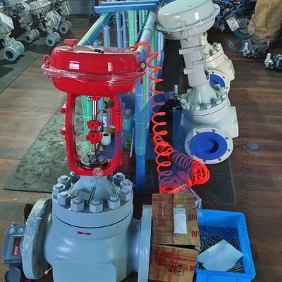 Vannes de débit pneumatiques certifiées EAC et positionneurs de contrôleur de vanne numérique Emerson Fisher DVC6200