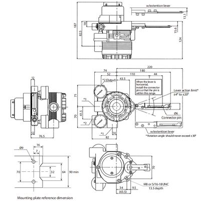 Le fournisseur de stock Azbil Valve de contrôle AVP300 AVP301 AVP302 AVP307 Positionneur de valve numérique intelligent avec diagnostic