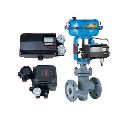Positionneur de soupape de contrôle de haute précision TS800 Série 4-20mA Positionneur de soupape intelligent Contrôle pneumatique industriel