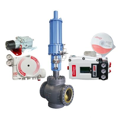 Positionneur de soupape pneumatique numérique à deux fils 4-20 MA Entrée Flowserve Logix 3200MD 3800