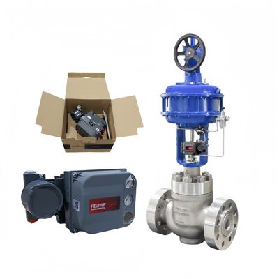 Stock Fisher DVC6200 Digital Smart Valve Positioners and High Pressure Regulating Pneumatic Control Valve
