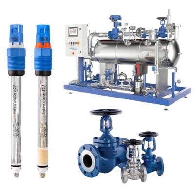 Analyses de liquide potentiométrique Endress Hauser CPS11E-UR7AAA2 et Spiraxarco Valve à bascule BSA2T BSA3T pour l'eau et les eaux usées