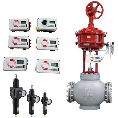 Vanne de régulation pneumatique industrielle et positionneurs numériques Flowserve Logix 520MD 3200MD 3800MD Vannes de régulation industrielles Contrôleur et régulateur ASCO
