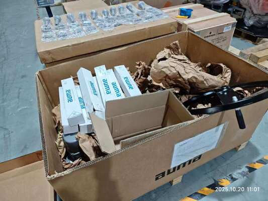 Actionneurs linéaires électriques AUMA Actionneurs de vannes SA et LE Avec AC AM Auma Controls pour vanne de régulation haute température chinoise