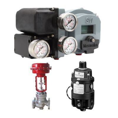 Fairchild T5700 contrôlé électroniquement capteur pneumatique et Masoneilan SVI2AP/SVI II série SVI2AP-21123111 positionneur de vanne (avec écran LCD), tout neuf, en stock.