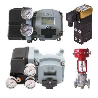 Transducteur I/P Rotork Fairchild T7800 + positionneur de vanne intelligent double effet Masoneilan SVI2 AP/SVI2 série SVI2AP-22123111, en stock.