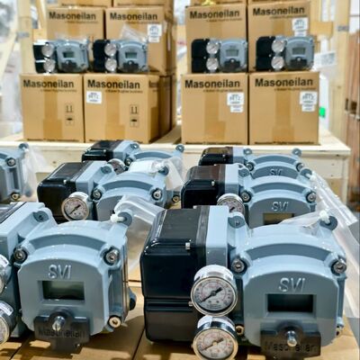 Transducteur I/P Rotork Fairchild T7800 + positionneur de vanne intelligent double effet Masoneilan SVI2 AP/SVI2 série SVI2AP-22123111, en stock.