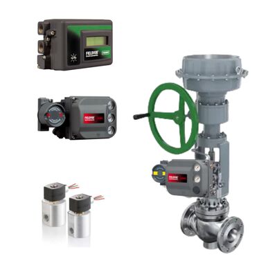 Positionneur de vanne pneumatique pour l'industrie pétrolière et gazière Fisher DVC2000 DVC6200 3661 et électrovanne à 2 voies ASCO