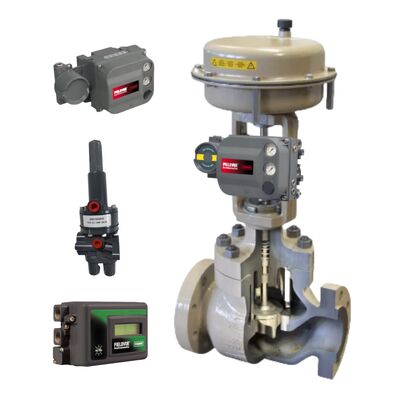 Industrie pétrolière et gazière Vanne de commande pneumatique et positionneur Samson Fish-er DVC2000 DVC6200 3661 et vanne de déclenchement 377