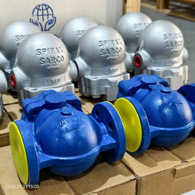 Raccord à bride FT14X FT14 FTGS14 SPIRAX SARCO Purgeur à flotteur à boule et débitmètre Endress et Hauser sur canalisation