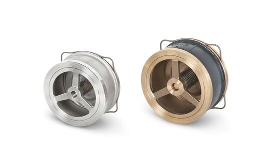 Pompes industrielles VYC Piston à disque Ventilateur de contrôle 1/4 Laiton 304 316 Ventilateur de non-retour pour le gaz de vapeur d'eau