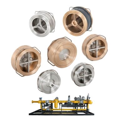 Pompes industrielles VYC Piston à disque Ventilateur de contrôle 1/4 Laiton 304 316 Ventilateur de non-retour pour le gaz de vapeur d'eau