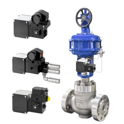 Positionneur analogique IMI STI SA/CL pour une centrale thermique pétrochimique à action double à action linéaire
