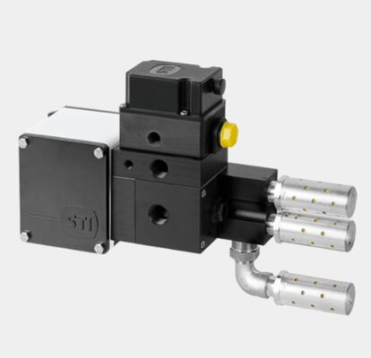 Positionneur analogique IMI STI SA/CL pour une centrale thermique pétrochimique à action double à action linéaire
