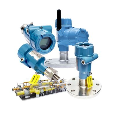 Nouvelle portée de mesure 30m connexion à flanc Rosemount 3408 niveau émetteur radar sans contact pour tuyau