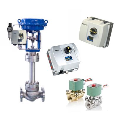 ASCO Solenoid Spool Valves and Neles Valmet ND9000 Series Intelligent Digital Valve Controller Positioners