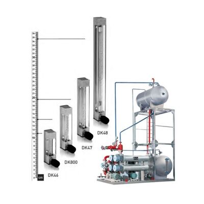 Krohne DK46 DK47 DK48 DK800 Fluxomètre de surface variable Rotamètre de tube métallique Mesure de débit industriel