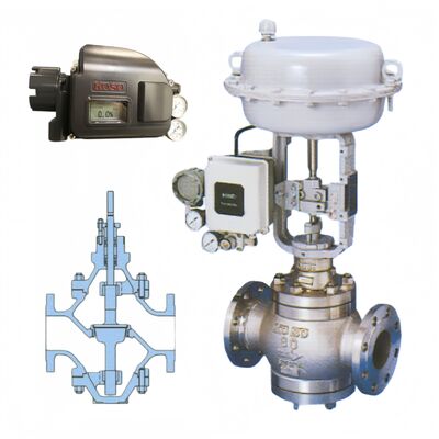 KOSO 520C 530C Ventilateurs à billes à double siège à guidage supérieur et inférieur pour l'industrie chimique du pétrole et du gaz