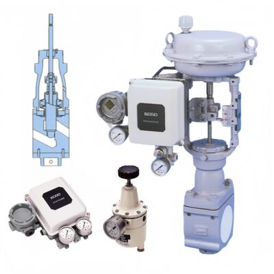 KOSO 500R Résistant aux acides soupape globe centrale thermique régulateur de débit moyen acide pétrochimique