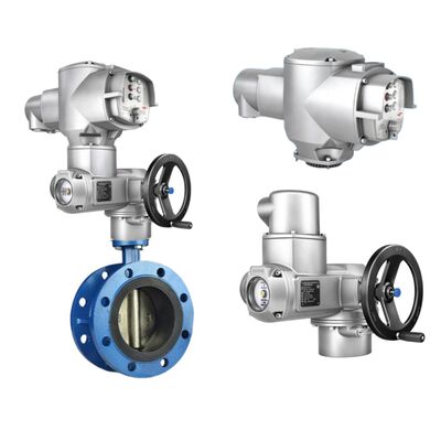 Corps de soupape à bille de soupape à papillon chinois et actionneurs à tour partiel de la série Auma SQ avec unité de commande AM