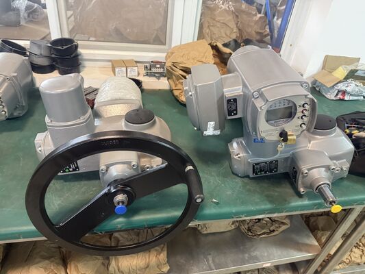 Nouvel actionneur SA Plage de couple de 10 Nm à 32 000 Nm Actionneur de vanne électrique AUMA SA16.2-F16 Actionneur multitours et vanne papillon Keystone