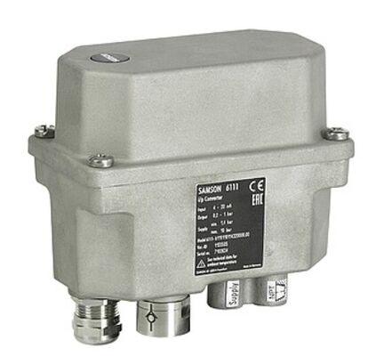 Convertisseur IP SAMSON 6111 6116 6126 pour la métallurgie, la fabrication de papier et le traitement de l'eau dans les raffineries